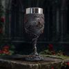 Twilight Bloom Gothic Raven Goblet 19.5cm