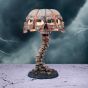 Atrocity Natural Bone Skull and Spine Lamp