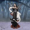 Isabelle 57cm Dark Fairy and White Dragon Figurine