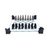 Raised Fantasy Vampire & Werewolf Chess Set With Corner Towers 43cm