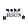 Raised Fantasy Vampire & Werewolf Chess Set With Corner Towers 43cm