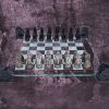 Raised Fantasy Vampire & Werewolf Chess Set With Corner Towers 43cm