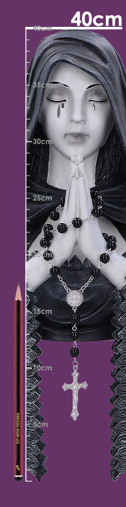 Gothic Prayer Wall Plaque Designed By Anne Stokes 39cm