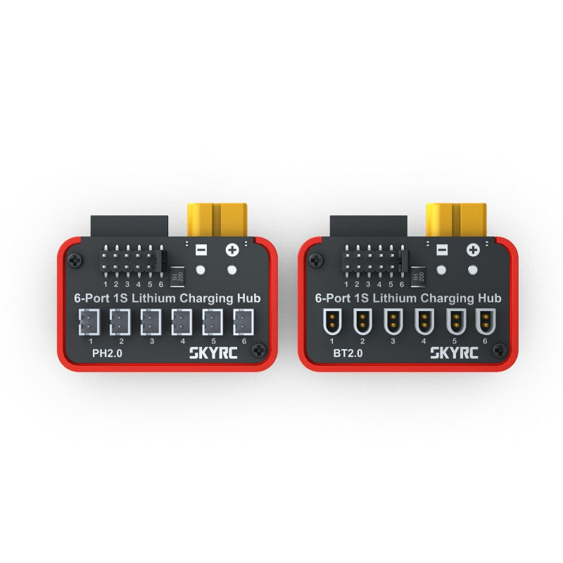 OSH 6-Port 1S Lithium Battery Charging Hub with BT2.0 Connector