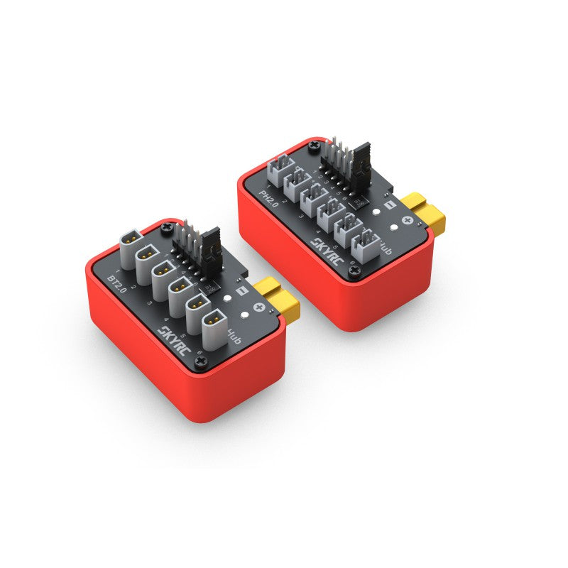 OSH 6-Port 1S Lithium Battery Charging Hub with PH2.0 Connector