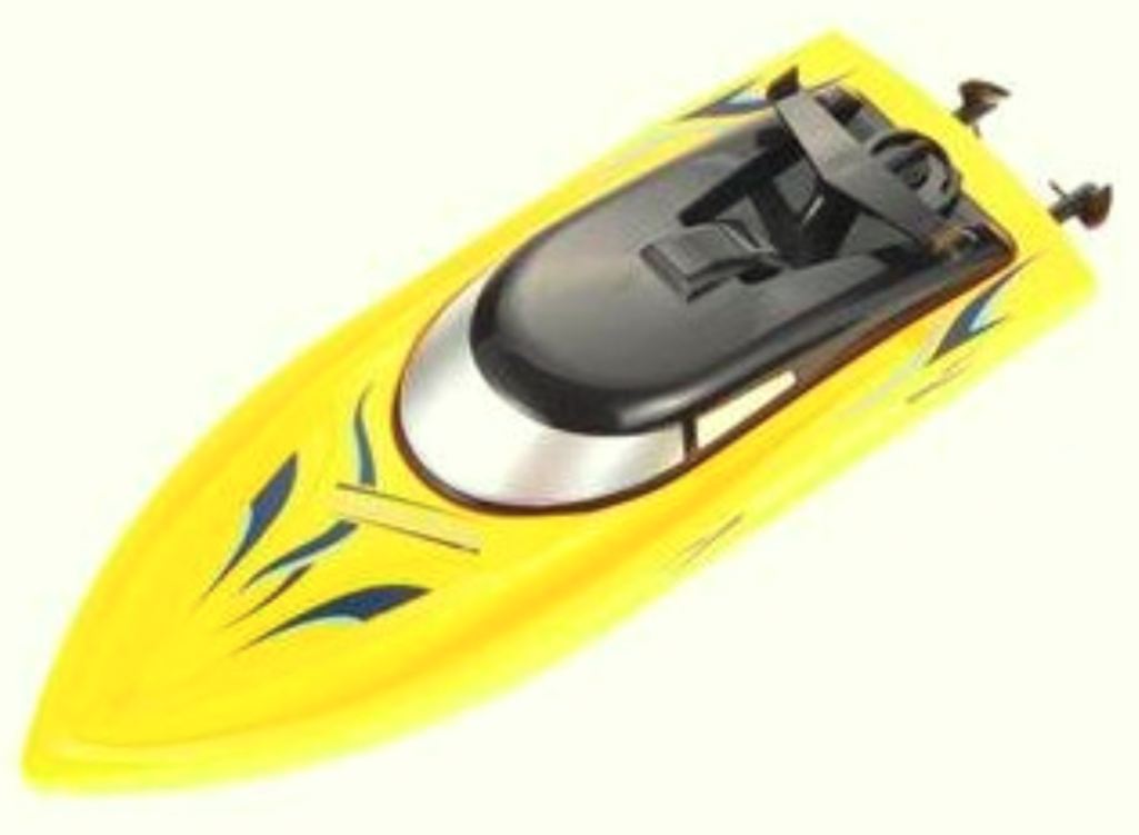 Remote-controlled crocodile boat - scare the life out of your family!