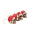 Set of Twelve Silent Night Skull Baubles