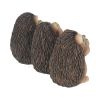 Three Wise Hedgehog Figurines 8.5cm