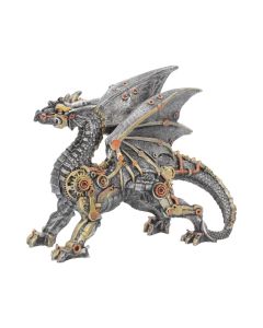 Dracus Machina Steampunk Dragon Bookends 27cm