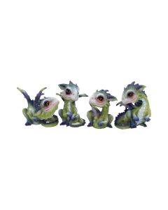 Triple Trouble Small Set of Three Dragon Infant Ornaments