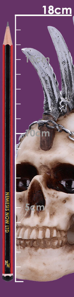 Chain Blade Mohican Mohawk Knife Skull Ornament