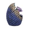 Purple Geode Home Glittering Hatchling and Egg Figurine