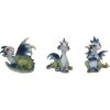 Triple Trouble Small Set of Three Dragon Infant Ornaments