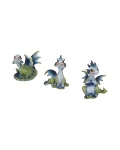Curious Hatchlings Small Set of Four Dragon Infant Ornaments