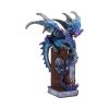 A Tale of Dragons Skull Book Figurine 22cm