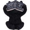 Three Wise Witchy Black Spell Cats 8.5cm