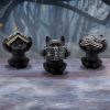 Three Wise Witchy Black Spell Cats 8.5cm