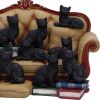 Couch Clowder with 48 Display Cats 22cm