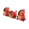 Comical Three Wise Bird Figurines