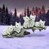 Winter Litter White Wolf Ornament