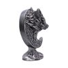 Celtic Crescent Wolf and Moon Ornament