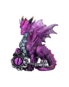 Keeper of the Key (Blue) – A Majestic Dragon Figurine