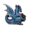 Keeper of the Key (Blue) – A Majestic Dragon Figurine