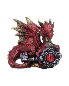 Keeper of the Key (Blue) – A Majestic Dragon Figurine