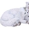 Winter Warmth Cuddling Wolf Puo Figurine