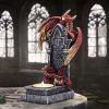 Light of the Dragon Red Ornamental Tealight Holder