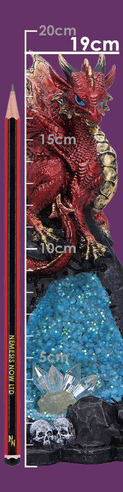 Crystal Cave Dweller Decorative Resin Dragon Figurine