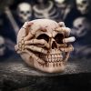 Cracked Decorative Resin Skull