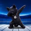 Hex and Flex Humorous Gothic Black Cat Figurine