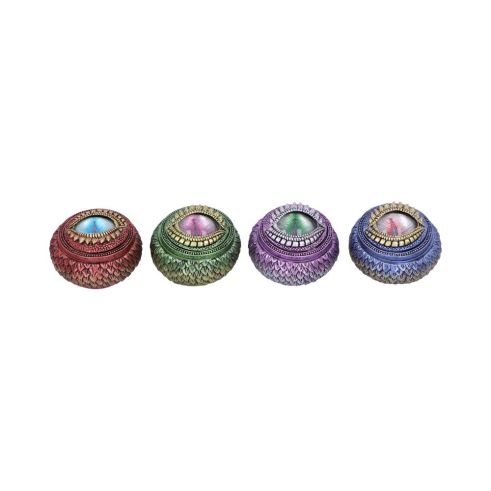 Eyes of Elders Set of 4 Dragon Eye Boxes 5.5cm