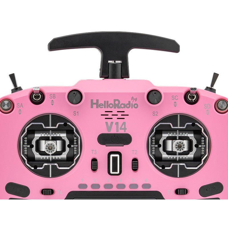 V14 MAX OLED 2,4GHz 4in1 LBT Radio (Multimode - M2) - Black/Pink
