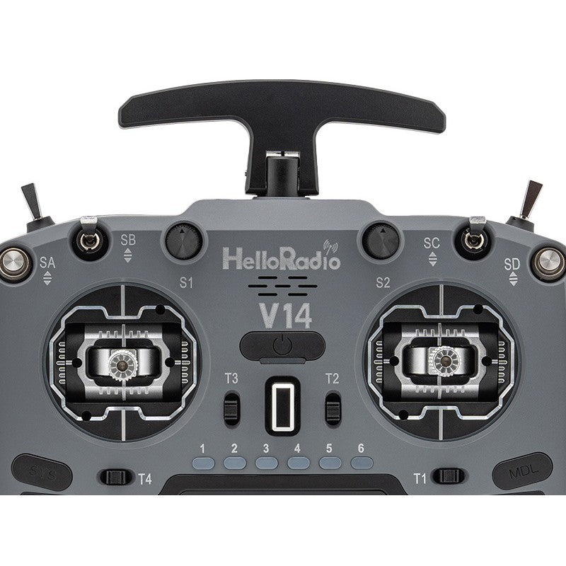 V14 MAX OLED 2,4GHz ELRS LBT Radio (Multimode - M2) - Black/Grey