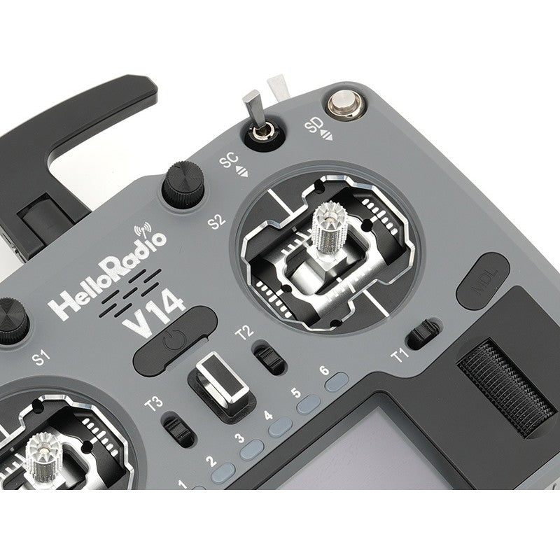 V14 MAX OLED 2,4GHz ELRS LBT Radio (Multimode - M2) - Black/Grey