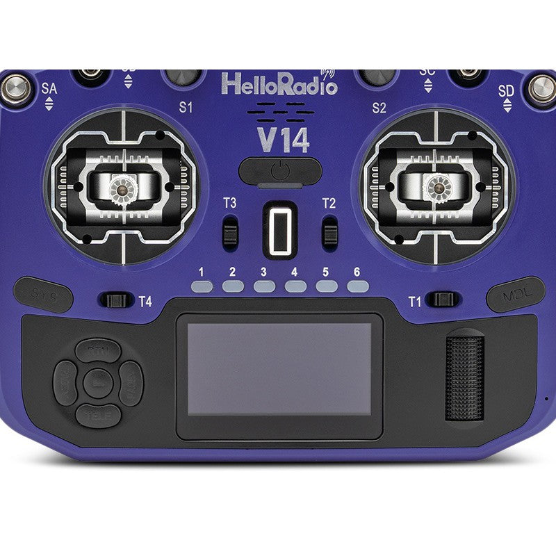 V14 MAX R9 OLED 2,4GHz 4in1 LBT Radio (Multimode - M2) - Black/Blue