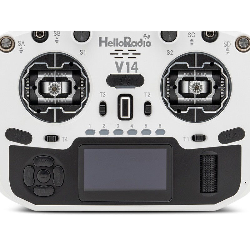 V14 MAX R9 OLED 2,4GHz ELRS LBT Radio (Multimode - M2) - Black/White
