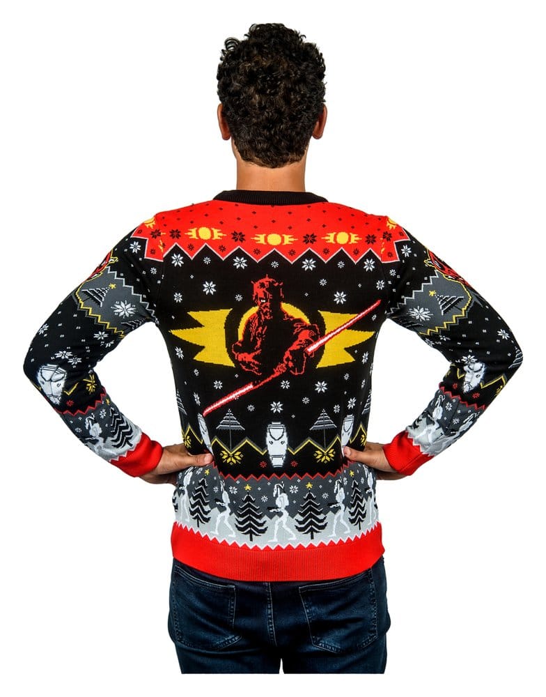 Star Wars Christmas Sweater Sith Size L