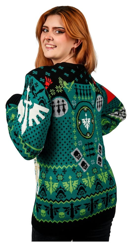 Warhammer 40,000 Christmas Sweater Dark Angels Size XXXL