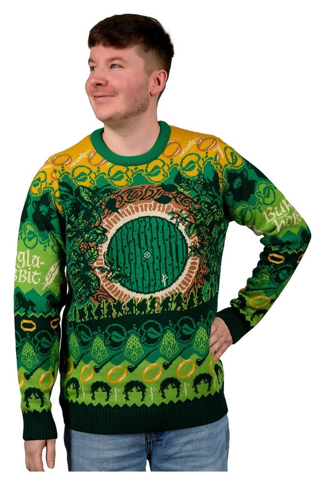 Lord of the Rings Christmas Sweater The Shire Size L