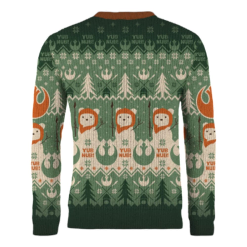 Star Wars Christmas Sweater Ewok'n around the Christmas Tree Size S