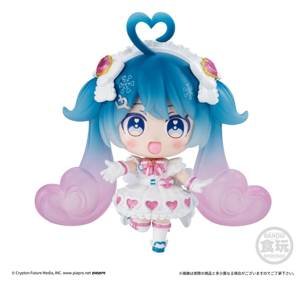 Hatsune Miku Shokugan Box Mini Figures 5 cm Snow Miku 2027 Collection Blind Box Display (8)