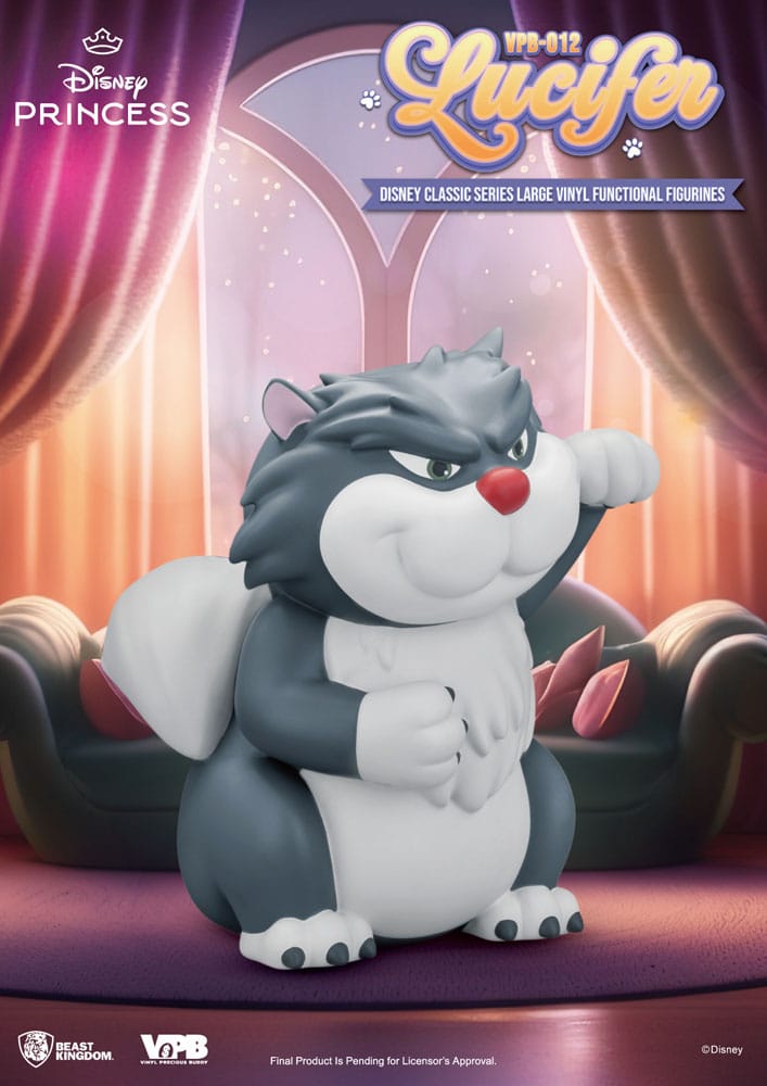 Cinderella Piggy Vinyl Bank Lucifer 33 cm