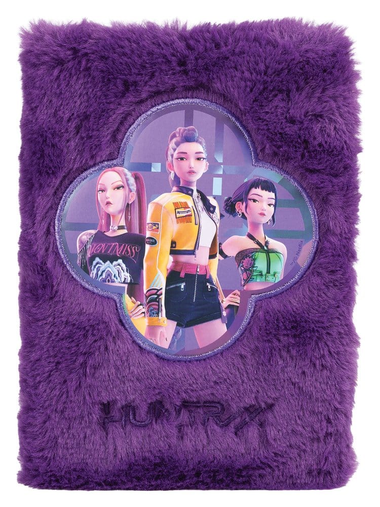 KPop Demon Hunters A5 Notebook Huntr/x Plush
