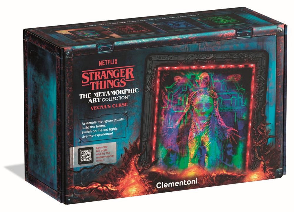 Stranger Things Metamorphic Art Collection Jigsaw Puzzle with Light-Up Effect Vecna (520 pieces)
