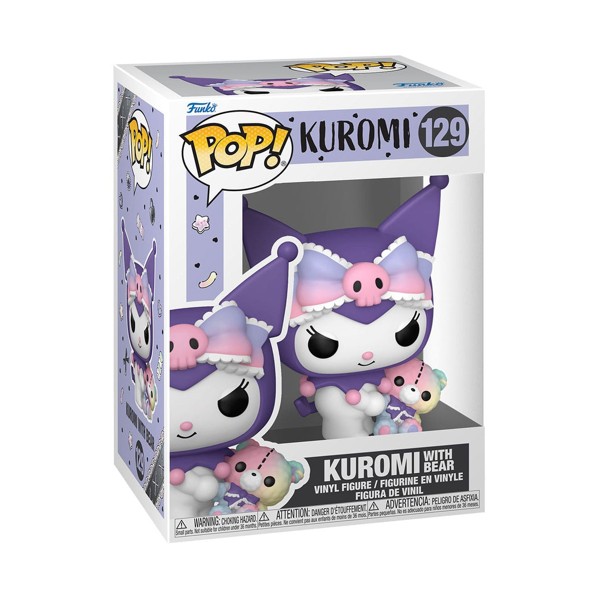 Sanrio POP!&Buddy Animation Vinyl Figures Kuromi w/ Bear 9 cm