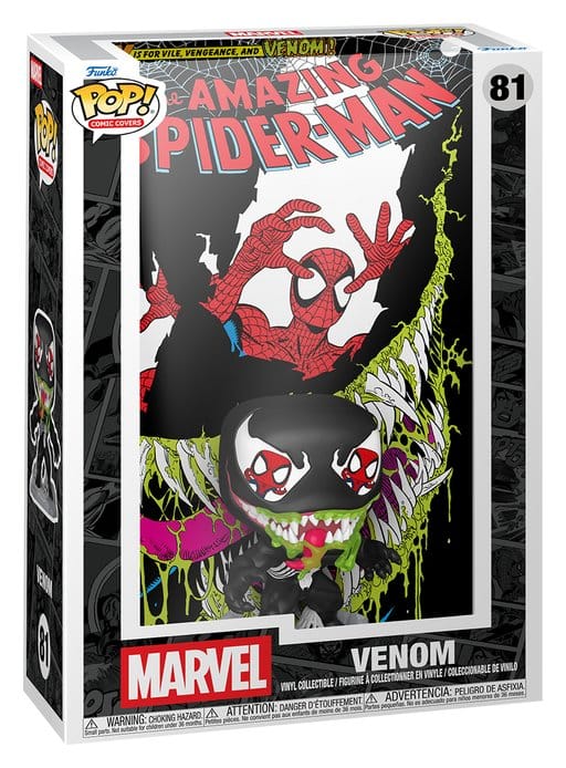 Marvel POP! Comic Covers Vinyl Figure Amazing Spider-Man #346 (Venom) 9 cm