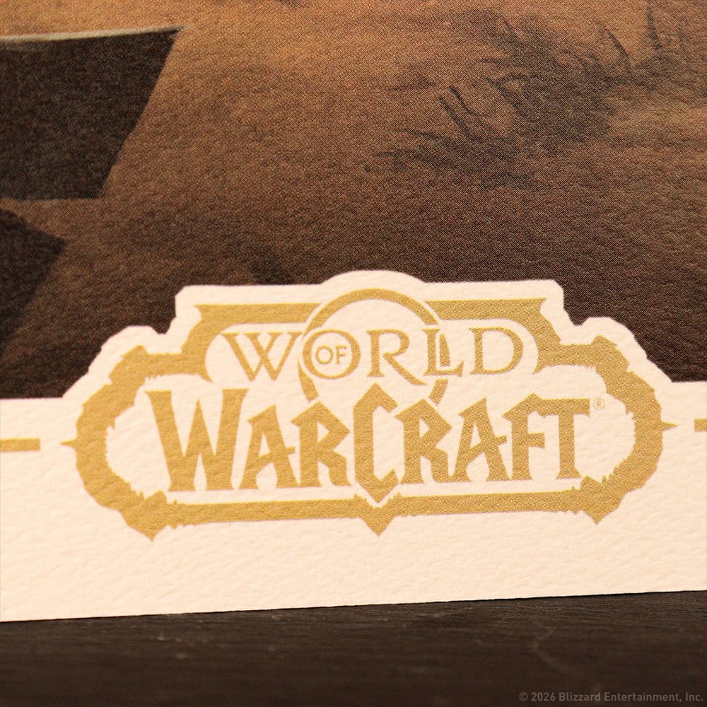 World of Warcraft Art Print Sylvanas vs Anduin Wrynn Limited Edition 42 x 30 cm